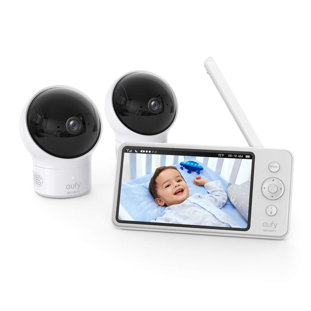 eufy 2-Camera Video Baby Monitor with 5" Display