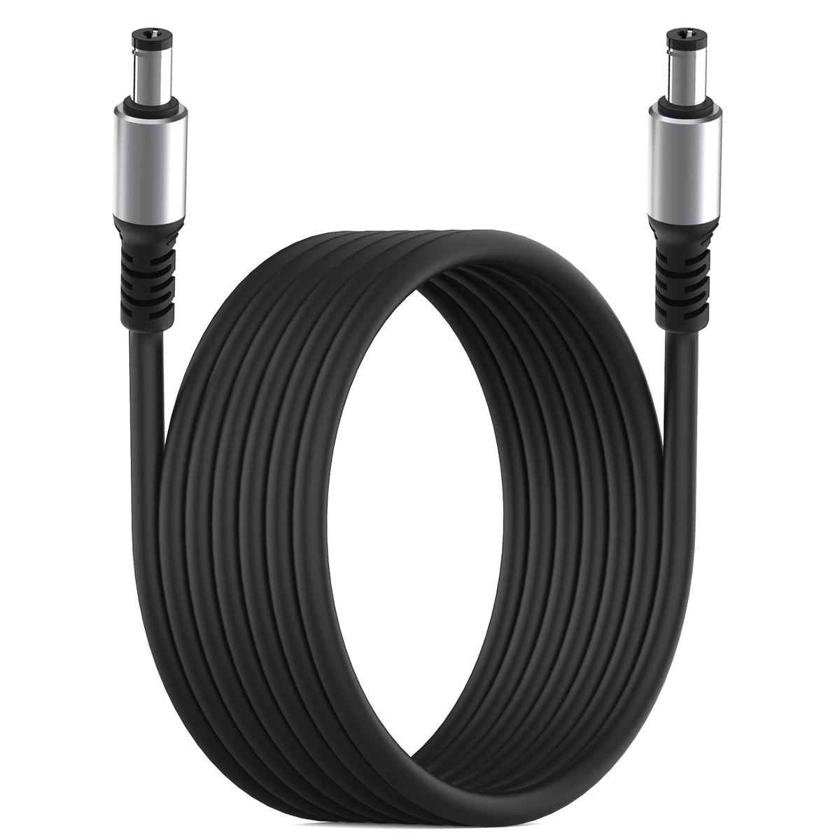 DC 5.5x2.1mm Male to Male Power Extension Cable (3 ft)