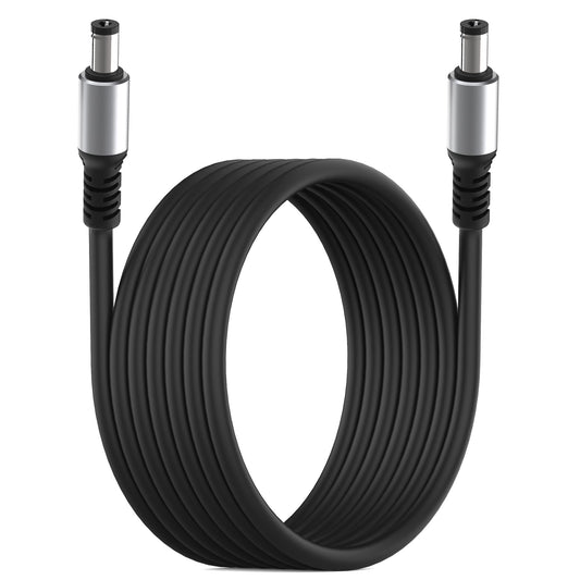 DC 5.5x2.1mm Male to Male Power Extension Cable (3 ft)