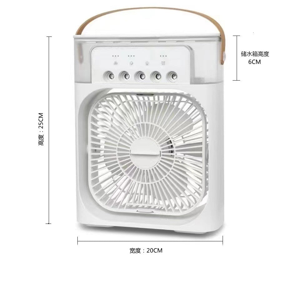 Portable 3-in-1 Air Cooler Fan with Humidifier – Mini AC for Room, Office & Car