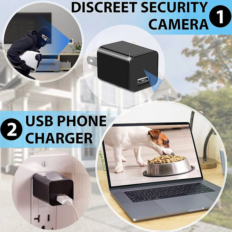 Mini Hidden Nanny Camera – 1080P with Night Vision & Audio