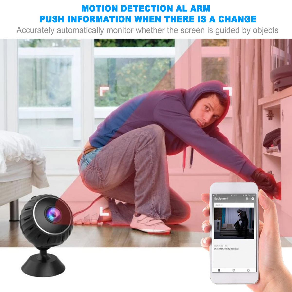 Mini Wireless WiFi Nanny Camera – HD 1080P