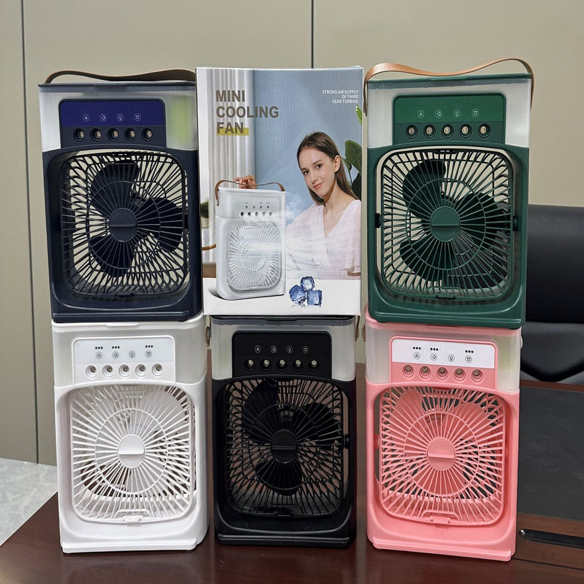 Portable 3-in-1 Air Cooler Fan with Humidifier – Mini AC for Room, Office & Car