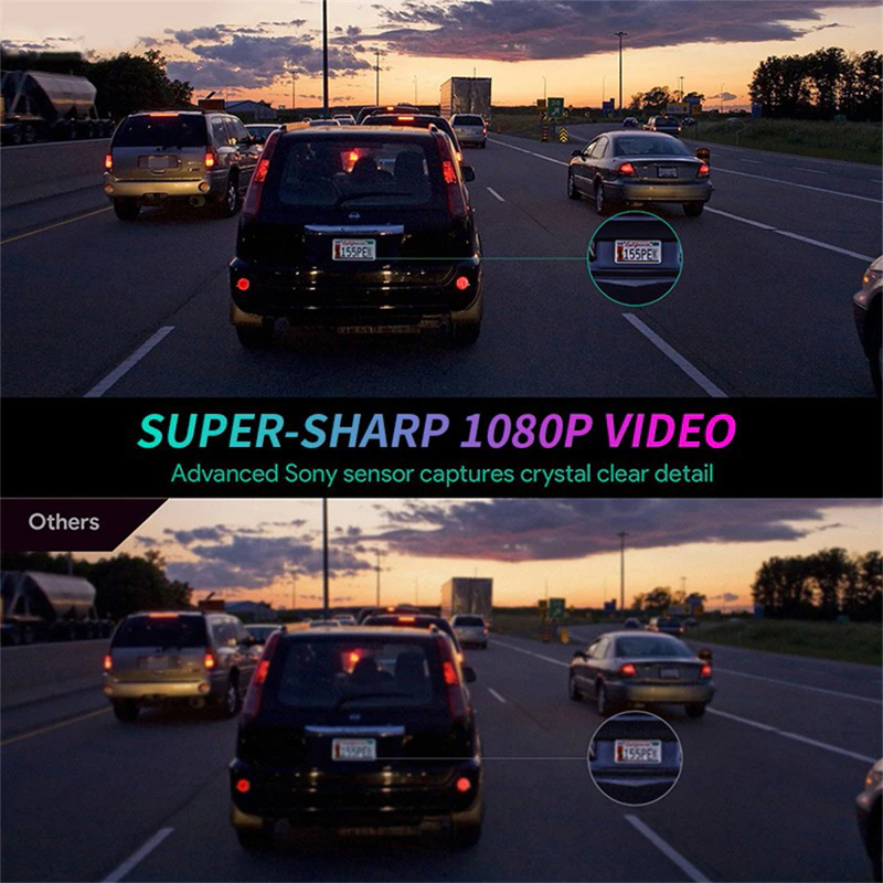 170° WiFi 1080P Dash Cam with G-Sensor