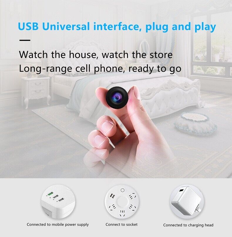 WiFi Mini Pinhole Camera – DIY Hidden Home Camera