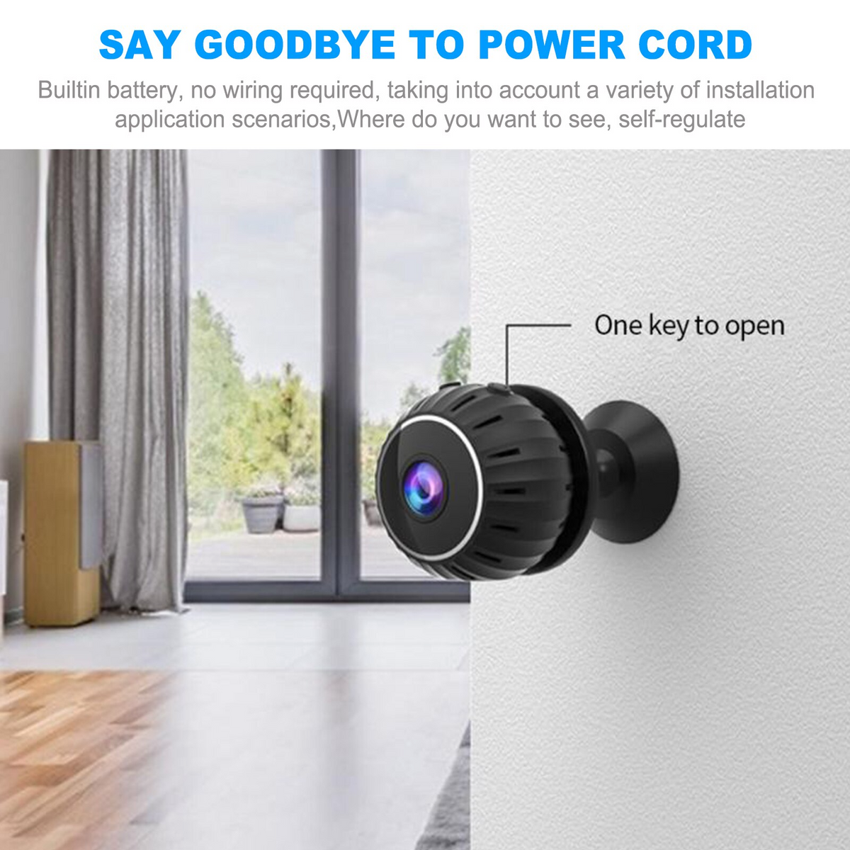 Mini Wireless WiFi Nanny Camera – HD 1080P