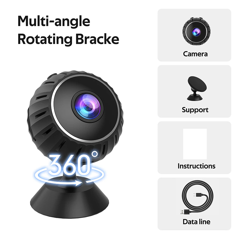 Mini Wireless WiFi Nanny Camera – HD 1080P