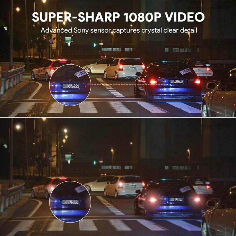 170° WiFi 1080P Dash Cam with G-Sensor