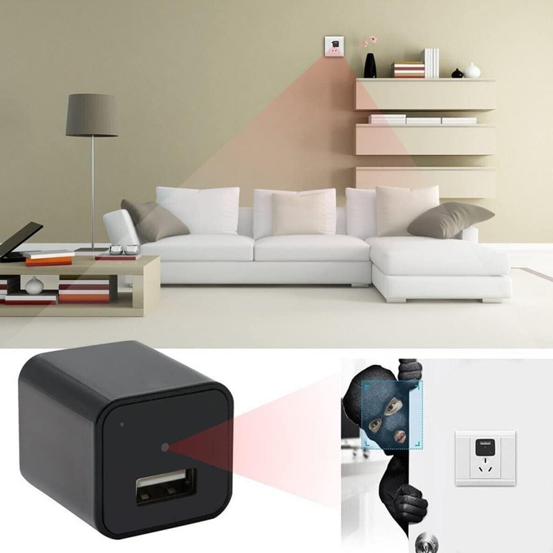 Mini Hidden Nanny Camera – 1080P with Night Vision & Audio